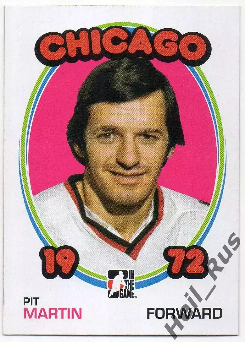 Хоккей Карточка Pit Martin/Пит Мартен Chicago Blackhawks/Чикаго Блэкхокс НХЛ/NHL