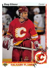 Хоккей Карточка Doug Gilmour/Дуг Гилмор (Calgary Flames/Калгари Флэймз) НХЛ/NHL