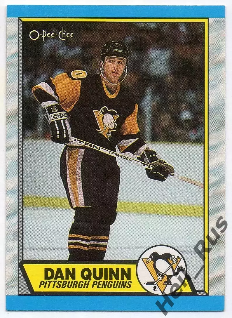 Хоккей. Карточка Dan Quinn/Дэн Куинн (Pittsburgh Penguins/Питтсбург) НХЛ/NHL
