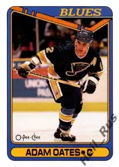 Хоккей. Карточка Adam Oates/Адам Оутс (St. Louis Blues/Сент-Луис Блюз) НХЛ/NHL