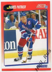 Карточка James Patrick/Джеймс Патрик New York Rangers/Нью-Йорк Рейнджерс NHL/НХЛ