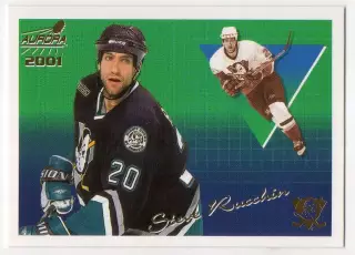 Карточка Steve Rucchin/Стив Руччин Mighty Ducks of Anaheim/Анахайм Дакс НХЛ/NHL