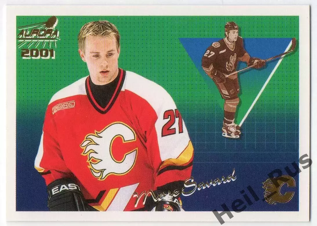 Хоккей. Карточка Marc Savard/Марк Савар (Calgary Flames/Калгари Флэймз) НХЛ/NHL