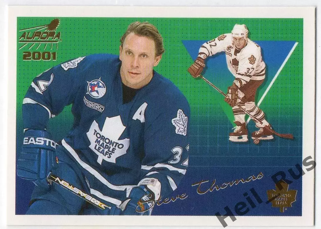 Карточка Steve Thomas/Стив Томас Toronto Maple Leafs/Торонто Мейпл Лифс НХЛ/NHL