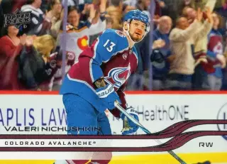 Карточка Валерий Ничушкин Colorado Avalanche/Колорадо, ЦСКА, Трактор НХЛ/NHL КХЛ