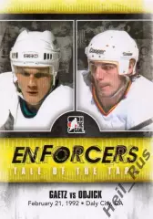 Хоккей. Карточка Link Gaetz/Линк Гетц Gino Odjick/Джино Оджик НХЛ/NHL