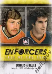 Хоккей. Карточка Dave Schultz/Дэйв Шульц и Clark Gillies/Кларк Гиллис НХЛ/NHL