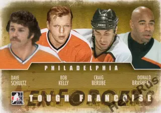 Карточка Philadelphia Flyers/Филадельфия Флайерз Шульц/Келли/Беруби/Брашир НХЛ