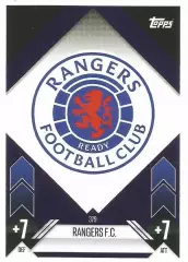 Футбол Карточка Логотип/Эмблема Rangers F.C./Рейнджерс Лига Европы 2024-25 TOPPS