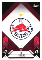 Футбол. Карточка Логотип/Эмблема Salzburg/Зальцбург Лига Чемпионов 2024-25 TOPPS