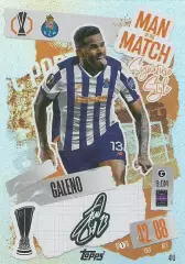 Футбол Карточка Galeno/Вендерсон Галено FC Porto/Порту Лига Европы 2024-25 TOPPS