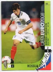 Футбол Карточка Андрей Аршавин Россия/Зенит/Арсенал/Кубань Euro/Евро 2008 Panini