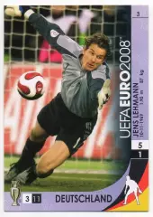 Футбол. Карточка Йенс Леманн (Германия/Арсенал/Шальке 04) Euro/Евро 2008 Panini