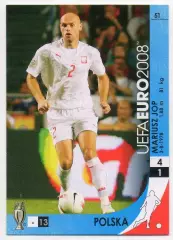 Футбол Карточка Mariusz Jop/Мариуш Йоп Польша/Москва/Висла Euro/Евро 2008 Panini