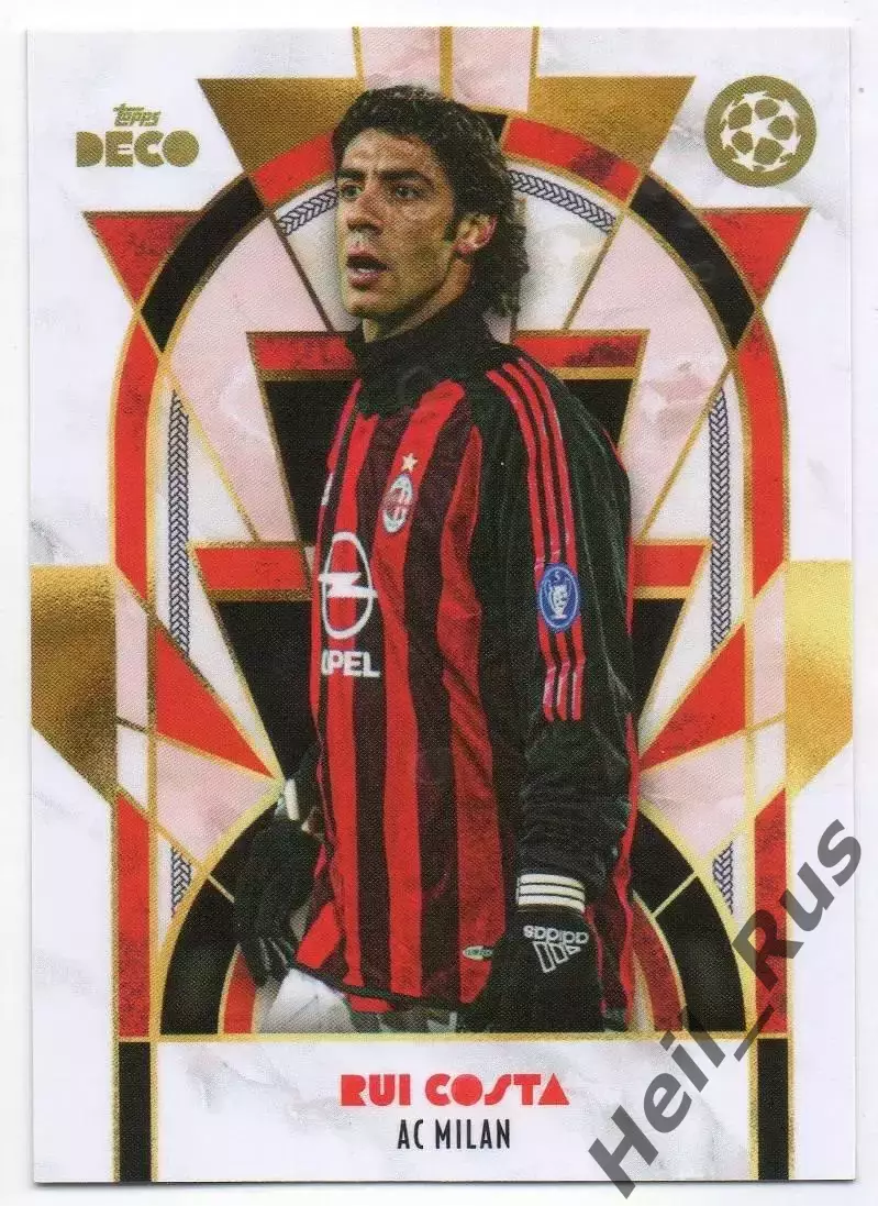 Футбол. Карточка Руй Кошта Милан/Фиорентина/Бенфика Лига Чемпионов 2024-25 TOPPS