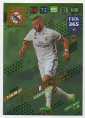 Футбол. Карточка Karim Benzema/Карим Бензема (Реал Мадрид) Panini/Панини 2017-18