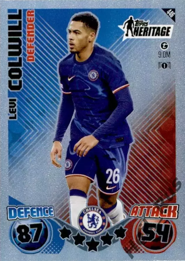 Футбол. Карточка Levi Colwill/Леви Колуилл Челси Лига Конференций 2024-25 TOPPS