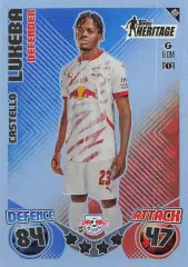 Футбол. Карточка Кастелло Люкеба (РБ Лейпциг, Лион) Лига Чемпионов 2024-25 TOPPS
