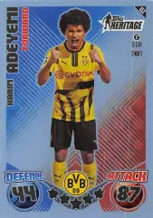 Футбол. Карточка Карим Адейеми (Боруссия Дортмунд) Лига Чемпионов 2024-25 TOPPS