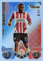 Футбол. Карточка Йохан Бакайоко (ПСВ, РБ Лейпциг) Лига Чемпионов 2024-25 TOPPS