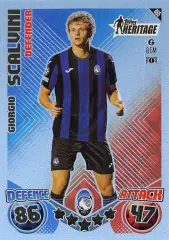 Футбол Карточка Scalvini/Джорджо Скальвини Аталанта Лига Чемпионов 2024-25 TOPPS
