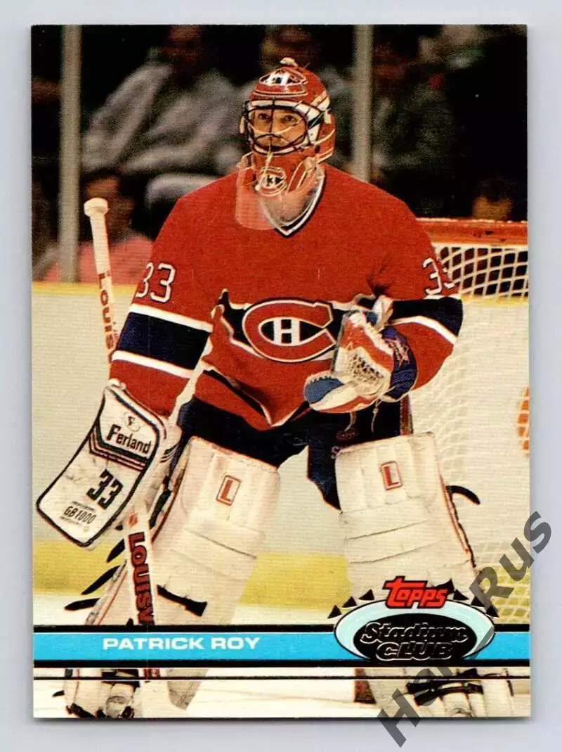 Карточка Patrick Roy/Патрик Руа (Montreal Canadiens/Монреаль Канадиенс) НХЛ NHL