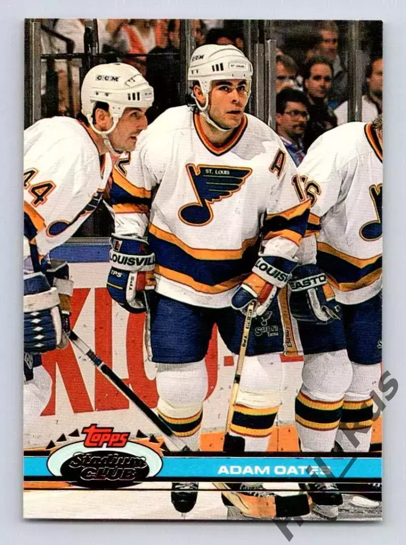Хоккей. Карточка Adam Oates/Адам Оутс (St. Louis Blues/Сент-Луис Блюз) НХЛ / NHL