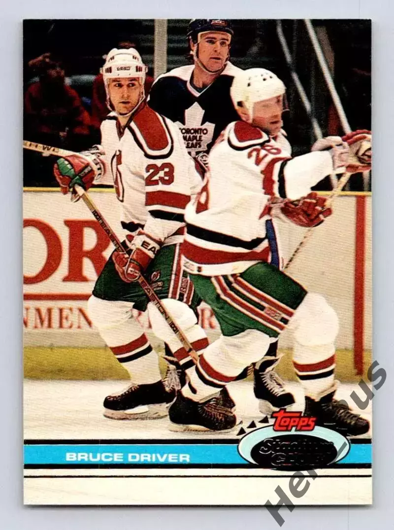 Карточка Bruce Driver / Брюс Драйвер New Jersey Devils/Нью-Джерси Девилз НХЛ/NHL