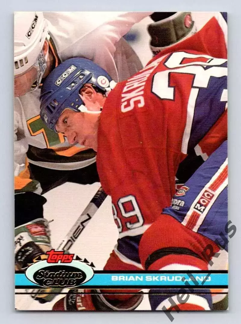 Карточка Brian Skrudland/Брайан Скрудланд (Montreal Canadiens/Монреаль) NHL/НХЛ