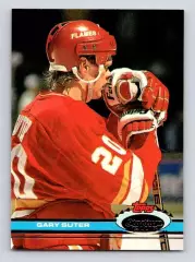 Хоккей; Карточка Gary Suter/Гэри Сутер (Calgary Flames/Калгари Флэймз) НХЛ/NHL