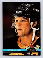 Хоккей; Карточка Craig Janney/Крэйг Дженни (Boston Bruins/Бостон Брюинз) НХЛ/NHL