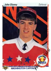 Хоккей. Карточка John Slaney/Джон Слэйни (Washington Capitals/Вашингтон) НХЛ/NHL