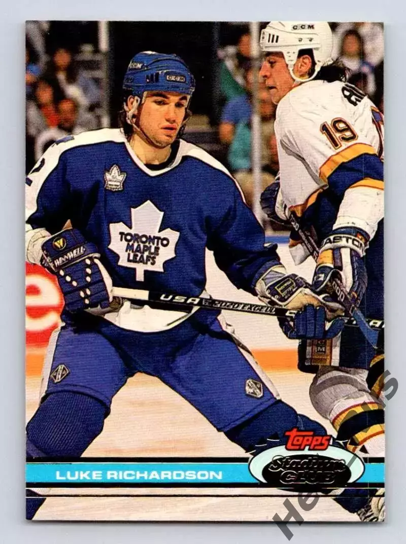 Карточка Luke Richardson/Люк Ричардсон (Toronto Maple Leafs / Торонто) НХЛ/NHL