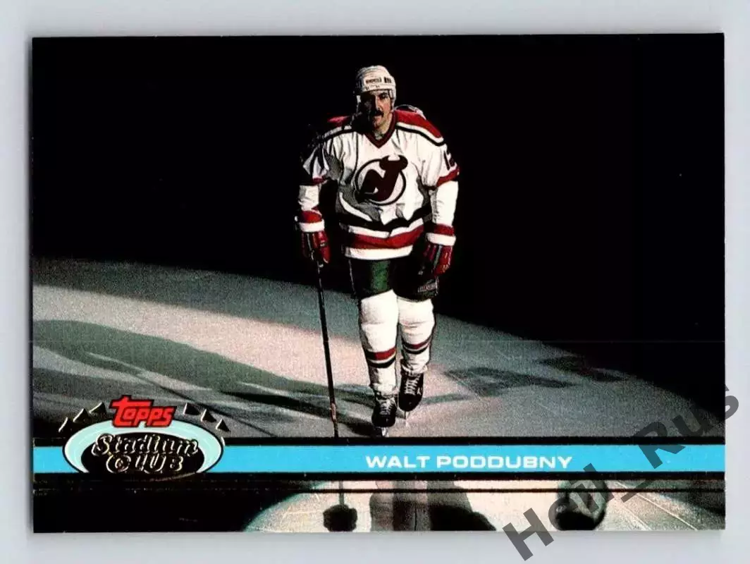 Карточка Poddubny/Уолт Поддубный (New Jersey Devils/Нью-Джерси Девилз) НХЛ/NHL