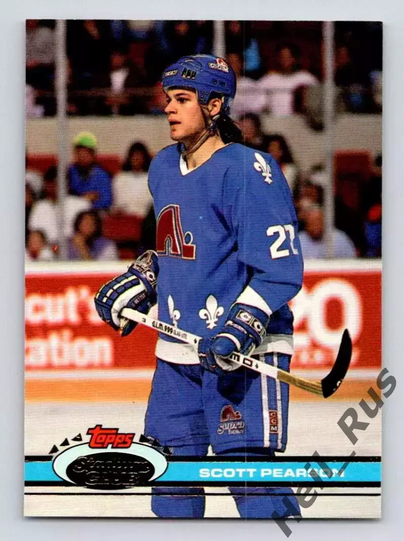 Хоккей. Карточка Scott Pearson/Скотт Пирсон (Quebec Nordiques / Квебек) НХЛ/NHL