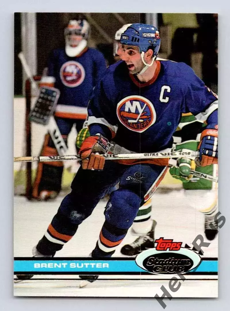 Карточка Brent Sutter/Брент Саттер New York Islanders/Нью-Йорк Айлендерс NHL НХЛ