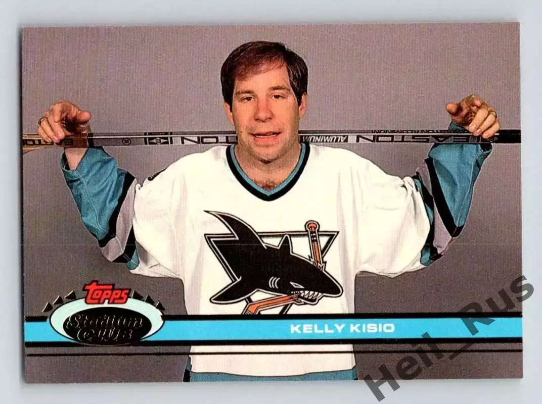 Хоккей. Карточка Kelly Kisio/Келли Кисио San Jose Sharks/Сан-Хосе Шаркс НХЛ/NHL
