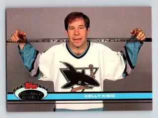 Хоккей. Карточка Kelly Kisio/Келли Кисио San Jose Sharks/Сан-Хосе Шаркс НХЛ/NHL