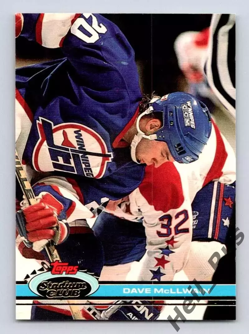 Карточка Dave McLlwain / Дэйв Макллуэйн (Winnipeg Jets/Виннипег Джетс) НХЛ/NHL