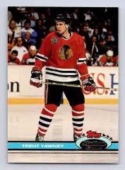 Карточка Trent Yawney / Трент Йони (Chicago Blackhawks/Чикаго Блэкхокс) НХЛ/NHL