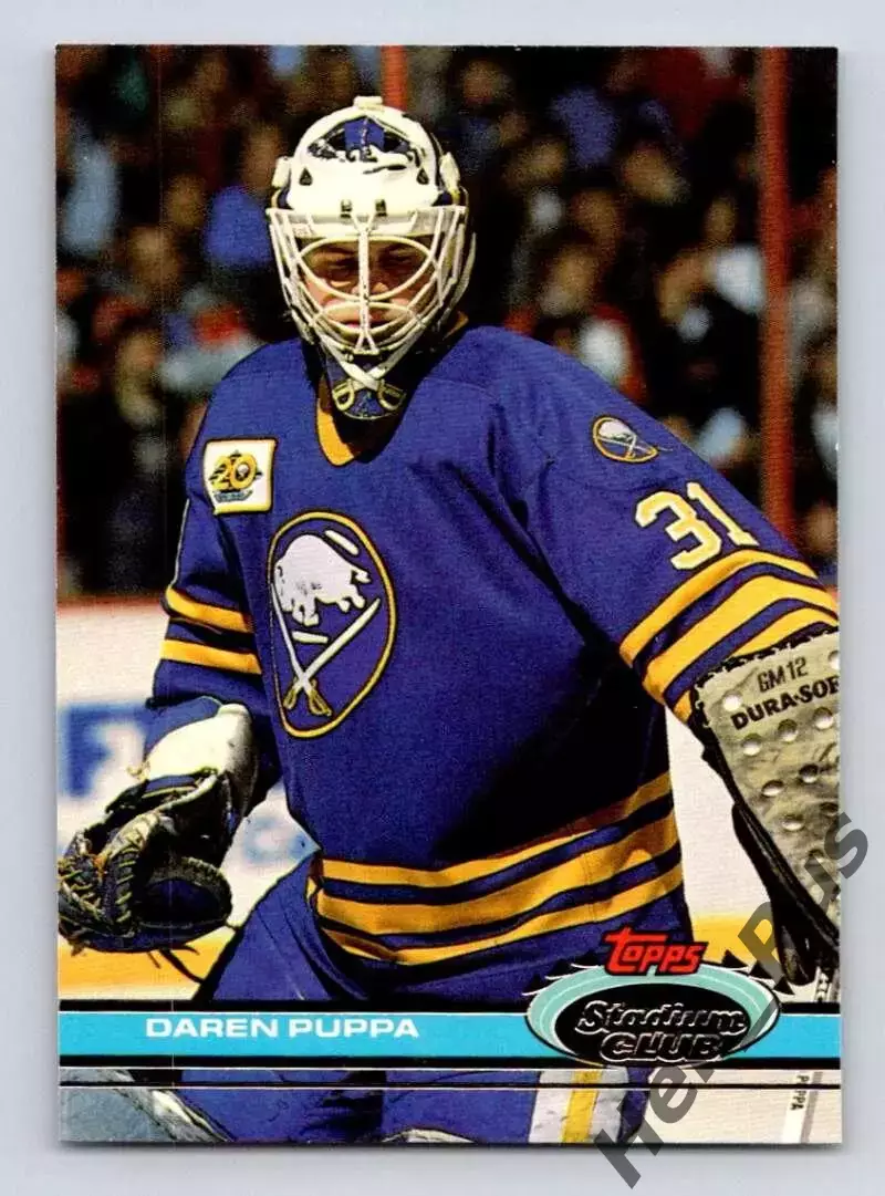 Хоккей. Карточка Daren Puppa/Дарен Пуппа (Buffalo Sabres/Баффало Сейбрз) NHL/НХЛ