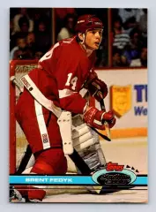 Карточка Brent Fedyk/Брент Федык (Detroit Red Wings/Детройт Ред Уингз) НХЛ/NHL