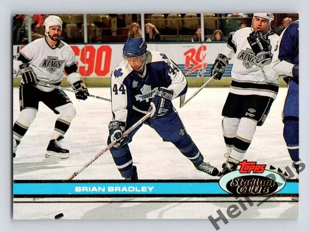 Хоккей; Карточка Brian Bradley/Брайан Брэдли Toronto Maple Leafs/Торонто НХЛ/NHL
