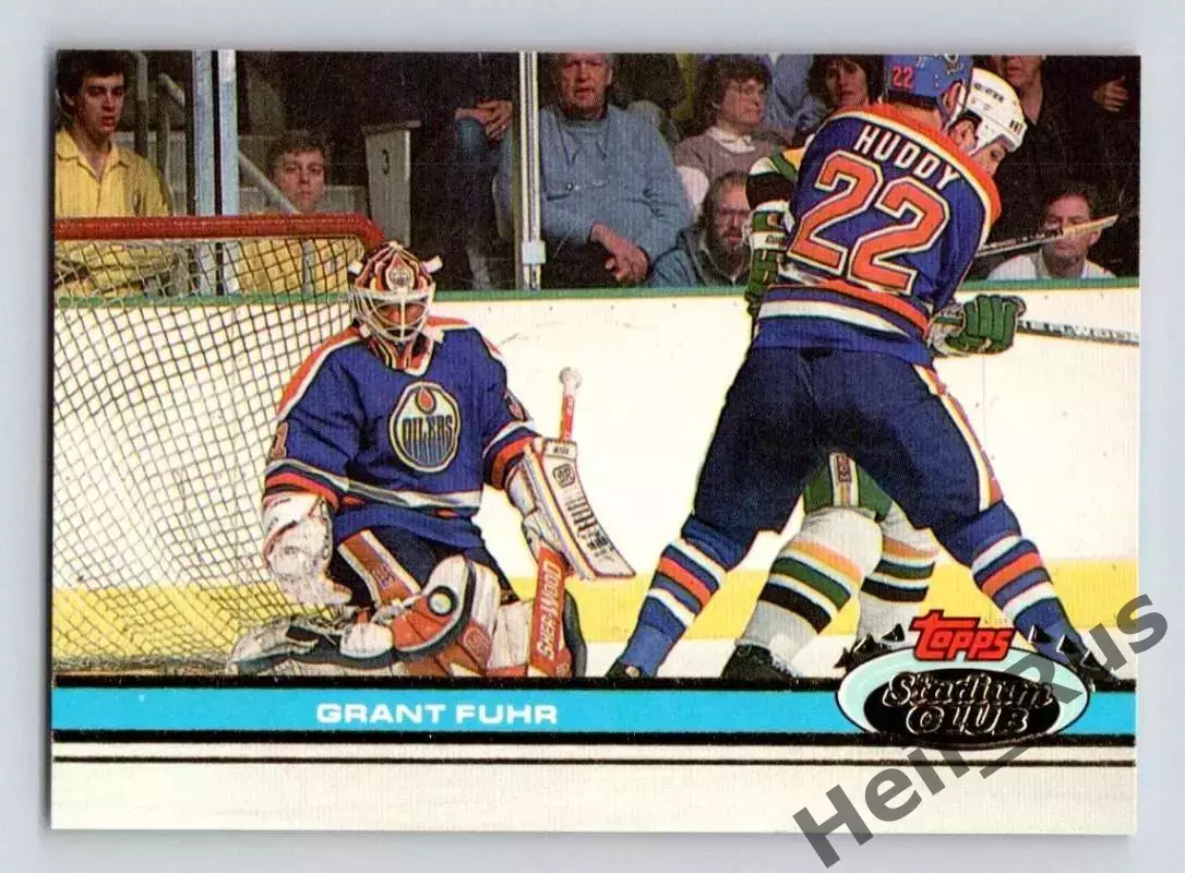 Хоккей Карточка Grant Fuhr/Грант Фюр (Edmonton Oilers / Эдмонтон Ойлерз) НХЛ/NHL