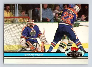 Хоккей Карточка Grant Fuhr/Грант Фюр (Edmonton Oilers / Эдмонтон Ойлерз) НХЛ/NHL