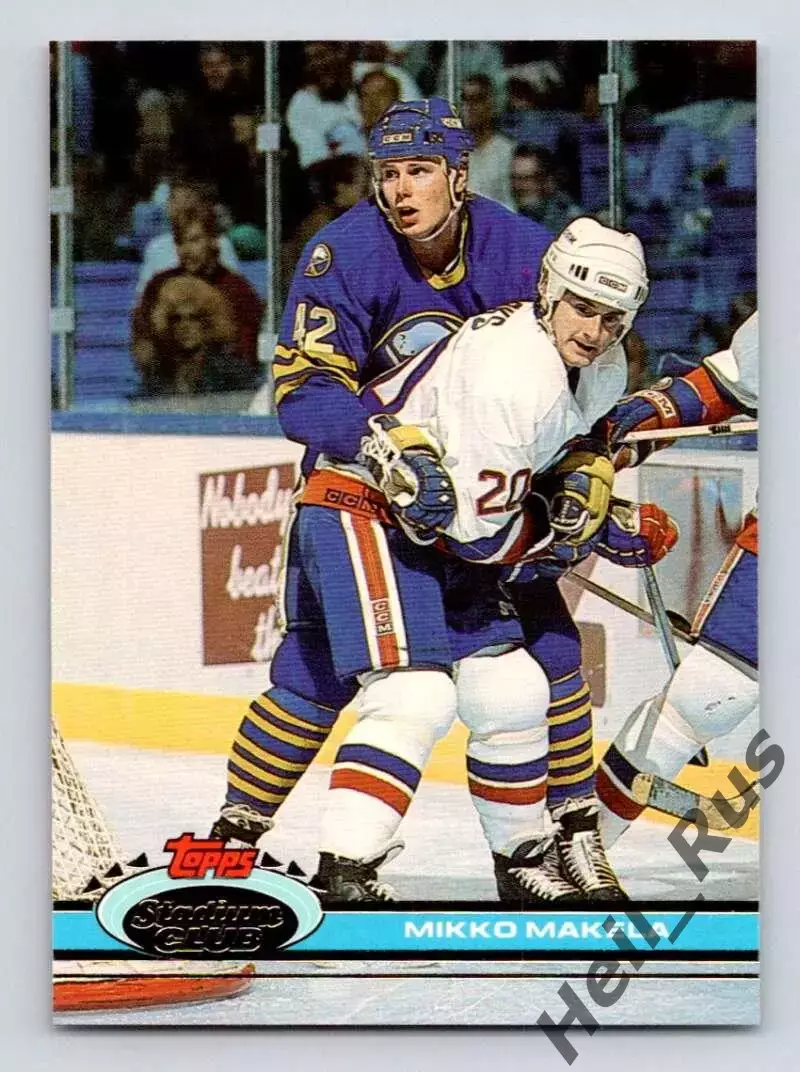 Хоккей; Карточка Mikko Makela/Микко Мякеля Buffalo Sabres/Баффало Сейбрз НХЛ/NHL