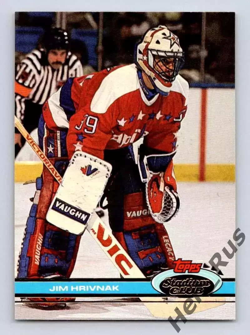Карточка Jim Hrivnak/Джим Хривнак Washington Capitals/Вашингтон Кэпиталз НХЛ/NHL