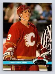 Хоккей. Карточка Carey Wilson/Кэри Уилсон Calgary Flames/Калгари Флэймз НХЛ/NHL