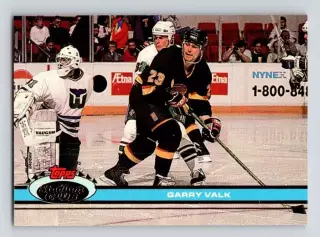 Хоккей; Карточка Garry Valk/Гарри Валк Vancouver Canucks/Ванкувер Кэнакс НХЛ/NHL