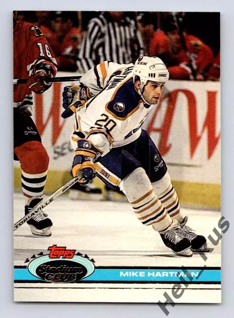 Хоккей; Карточка Mike Hartman/Майк Хартман Buffalo Sabres/Баффало Сейбрз НХЛ/NHL